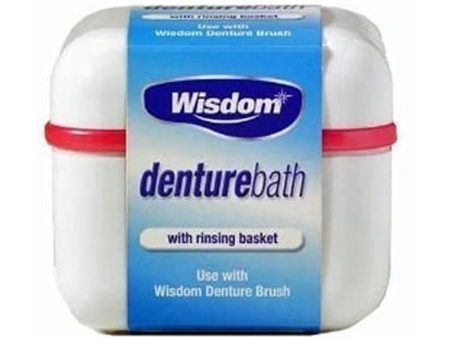 Wisdom Denture Bath With Rinsing Basket Hot on Sale