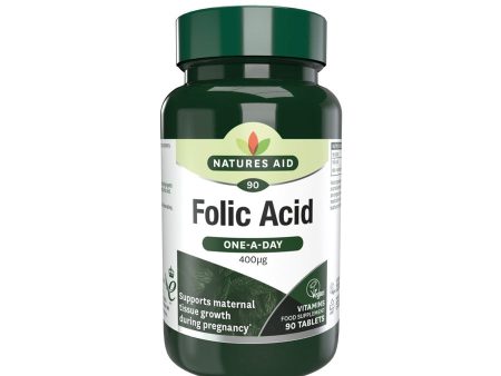 Nature s Aid Folic Acid 400ug (90 Pack) Fashion