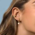 Pearl Gold Hoop Earrings Sale