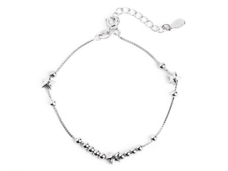 Pebbles Star Silver Bracelet Cheap