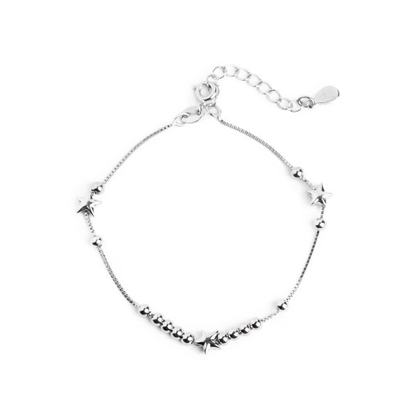 Pebbles Star Silver Bracelet Cheap