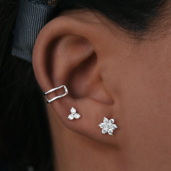 Glint Silver Single Earring on Sale