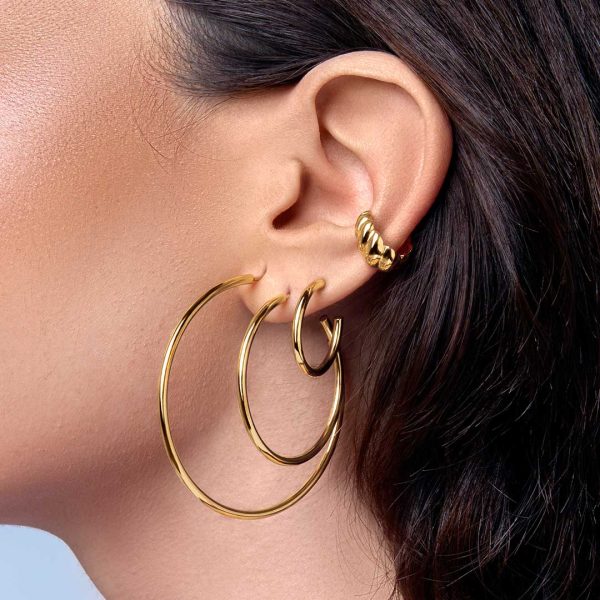 Ank Gold Hoop Earrings Online now