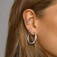 Ear Cuff Cali Silver Single Earring For Cheap