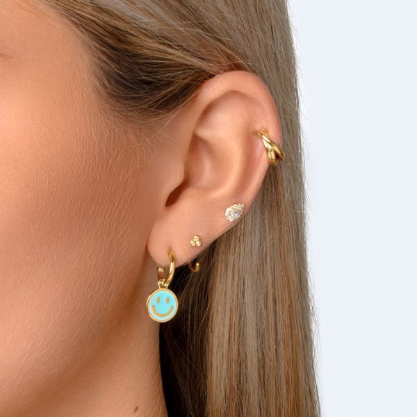 Ear Cuff Double Line Gold Single Earring Fashion