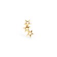 3 Star Gold Earring For Cheap