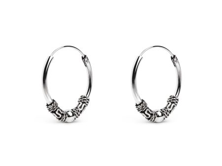 Malawi Dot Silver Earrings Cheap