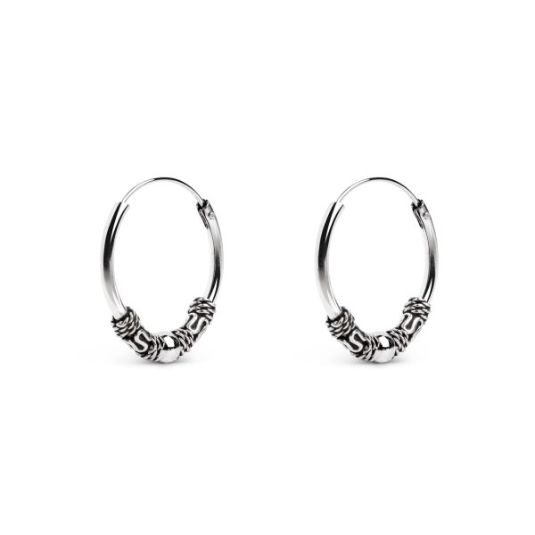 Malawi Dot Silver Earrings Cheap