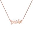 Custom Billie Rose Gold Necklace For Cheap