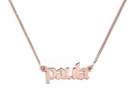 Custom Billie Rose Gold Necklace For Cheap