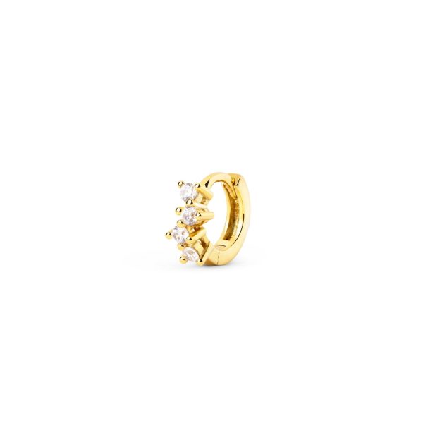 Nina Gold Single Earring For Discount