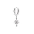 Cross Spark Silver Single Earring Online Sale