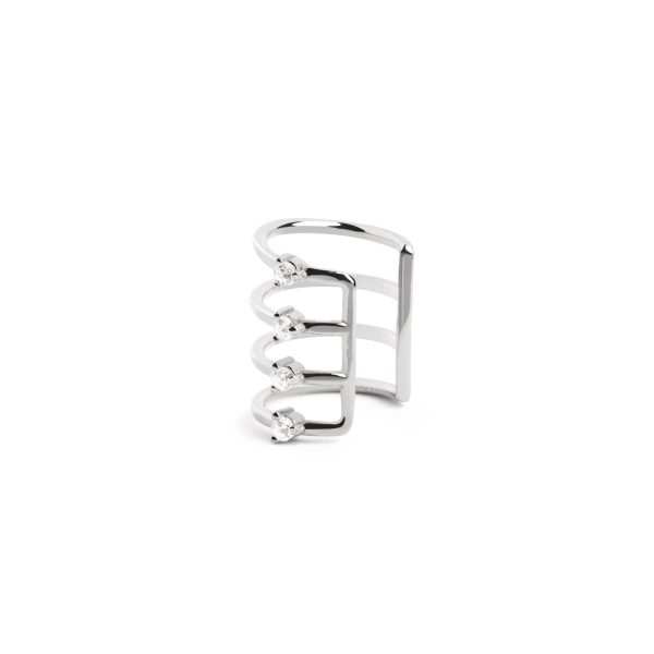 Ear Cuff Cali Silver Single Earring For Cheap