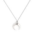 Moonset Nacre Silver Necklace For Sale