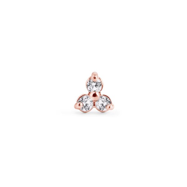 Clover Rose Gold Single Earring Online now