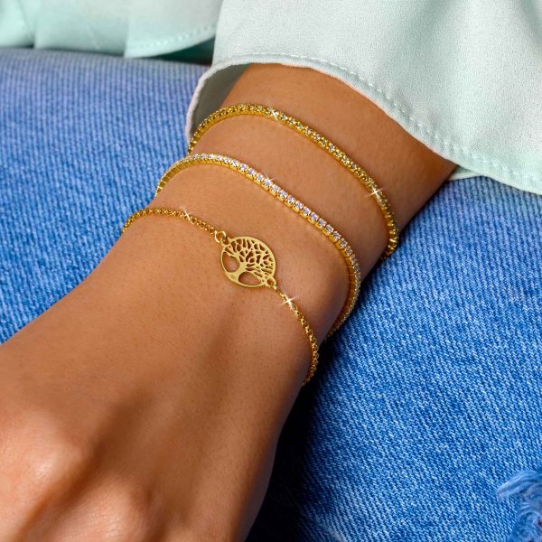 Tree of Life Gold Bracelet Supply