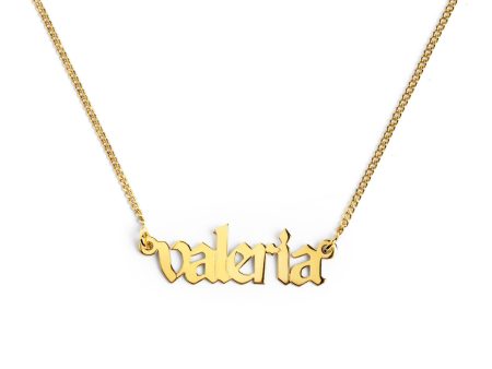 Custom Billie Gold Necklace on Sale