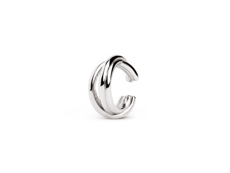 Ear Cuff Double Line Silver Single Earring Online