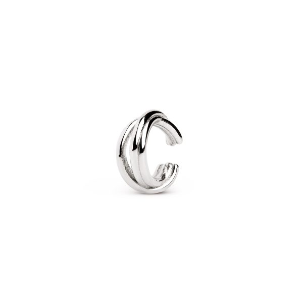 Ear Cuff Double Line Silver Single Earring Online