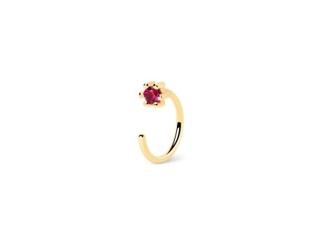 Sophie Raspberry Gold Earring Online Sale