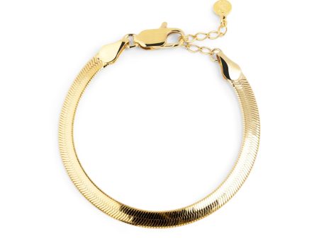 Lisse Gold Bracelet on Sale