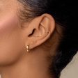 Letter Gold Single Earring Sale