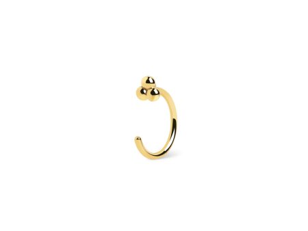 Sophie Pebbles Gold Single Earring For Sale