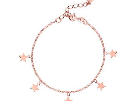 Mini Stars Rose Gold Bracelet Cheap