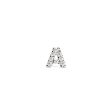 Letter Sparks Silver Single Earring Online