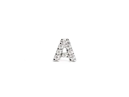 Letter Sparks Silver Single Earring Online