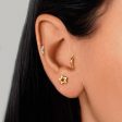 Star Shape Gold Single Earring Supply