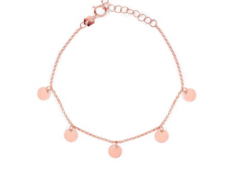 Mini Moons Rose Gold Bracelet Hot on Sale