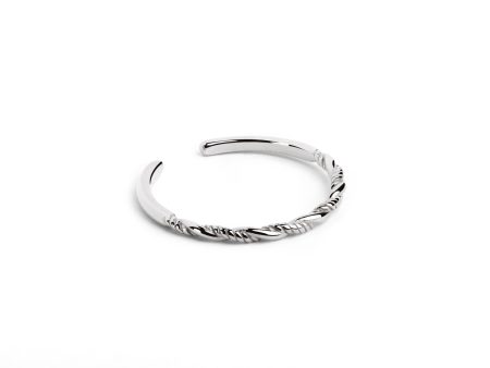 Rope Twist Silver Ring Online Sale