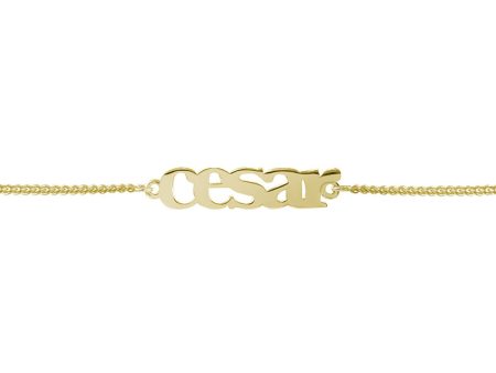 Custom Monogram Gold Bracelet Online