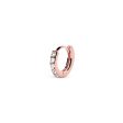 Cleo M Rose Gold Single Hoop Earring For Sale