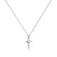 Cross Alice Silver Necklace For Discount