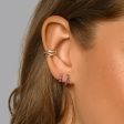 Sia M Lavande Gold Hoop Single Earring Online Sale