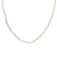 Chic Pearl Gold Necklace Discount