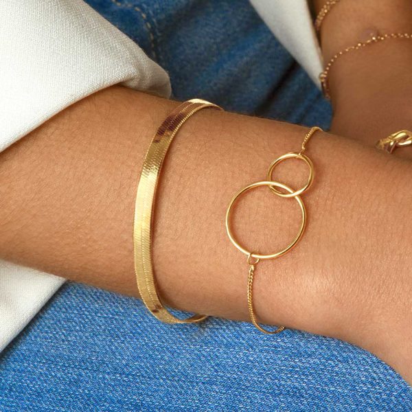 Lisse Gold Bracelet on Sale