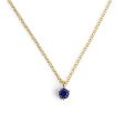 Sophie Sapphire Gold Necklace Cheap