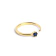 Sophie Sapphire Gold Ring on Sale