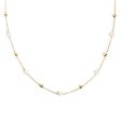 Mini Pearls Gold Necklace For Cheap