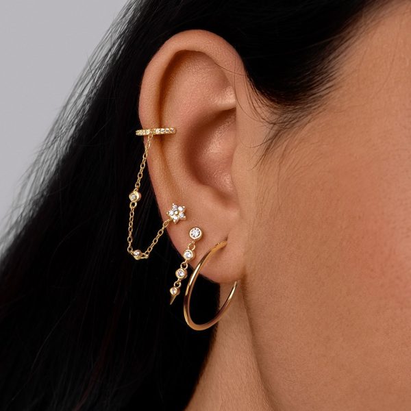 Ivy Gold Single Earring on Sale