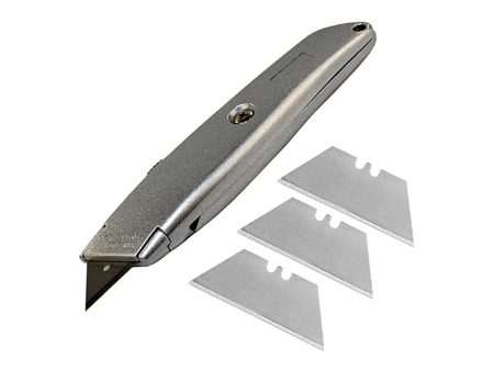 Utility Knife w 3 Blades For Cheap