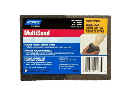 MultiSand Sanding Sponge Fine Med 6 Pack Online now