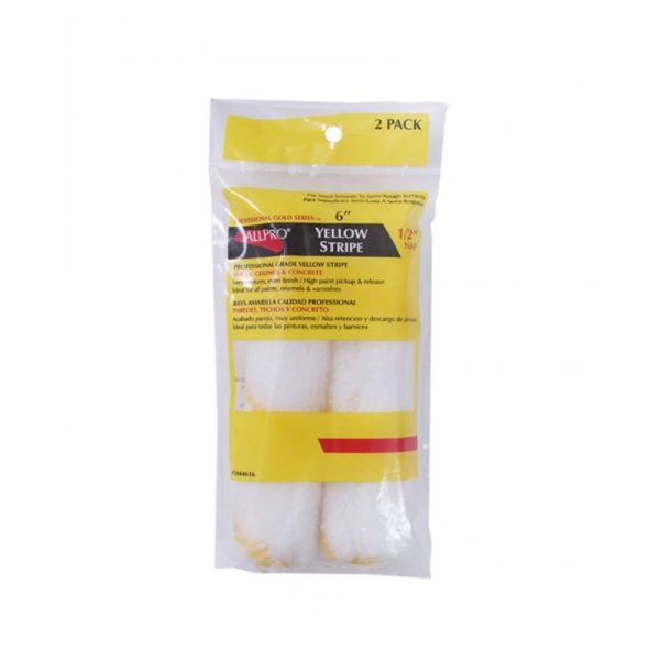 Yellow Stripe Mini Rollers (2 Pack) For Cheap