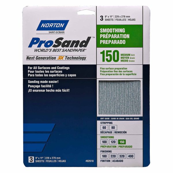 ProSand 9 x11  Sandpaper 3 Pack Online